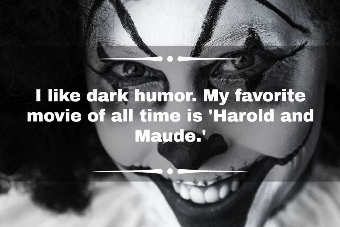 Black and white picture of a person in clown makeup Black and white picture of a person in clown makeup