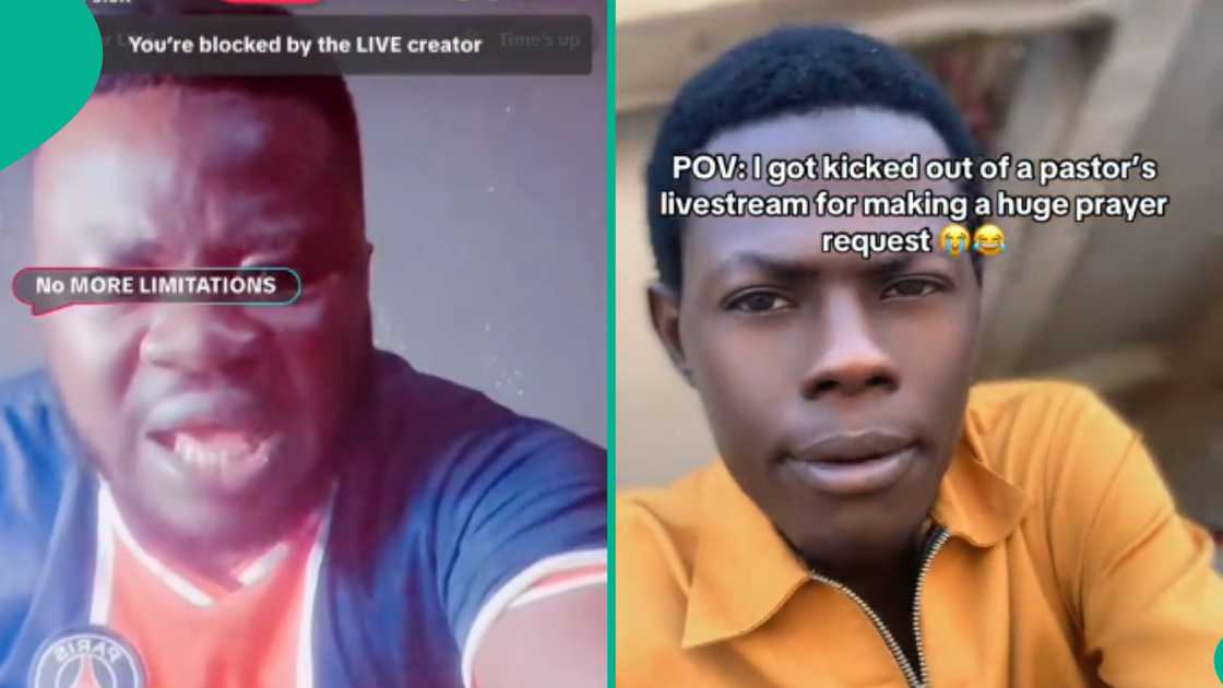 Young man kicked out of pastor's TikTok livestream because of his unusual prayer point Young man kicked out of pastor's TikTok livestream because of his unusual prayer point