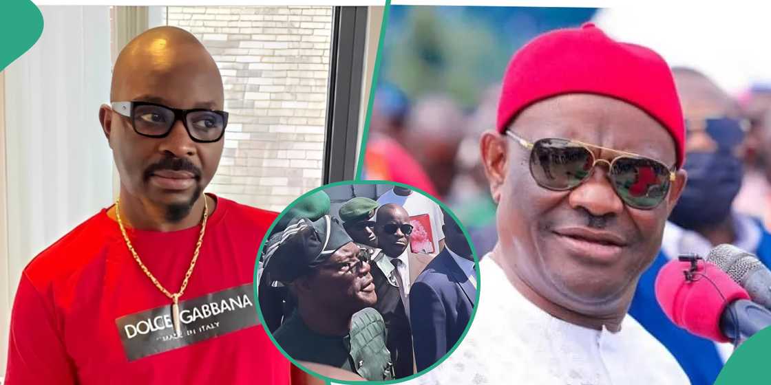 Isaac Fayose confronts Wike amid fight with military officers