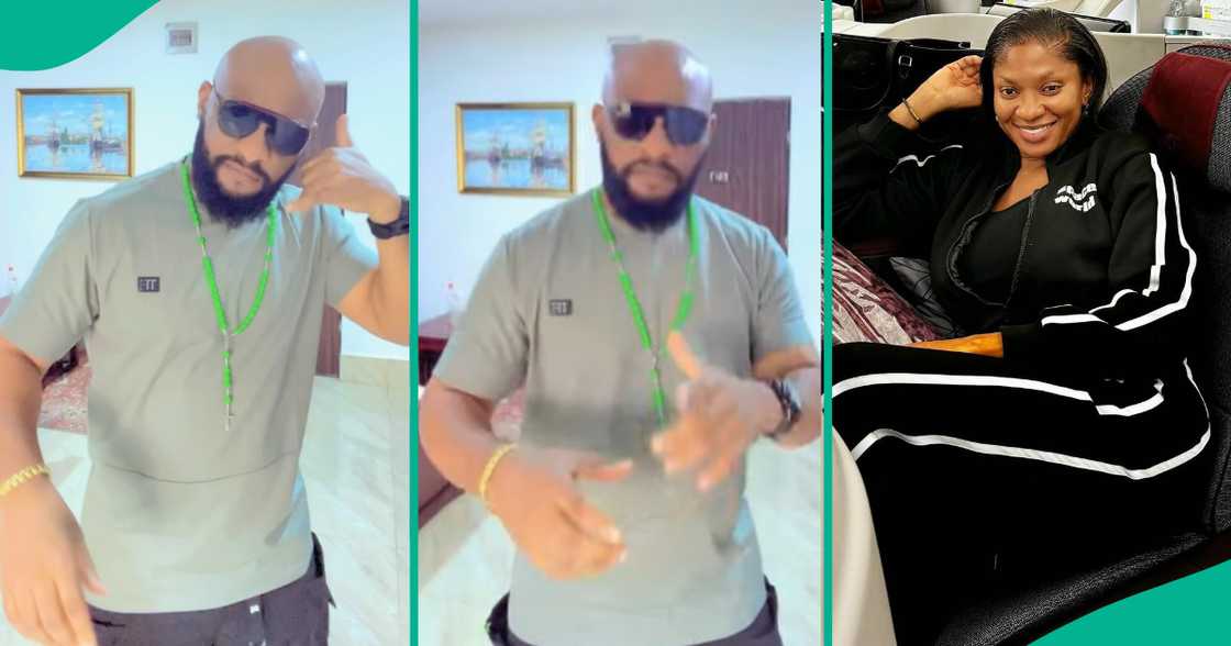 Yul Edochie shares dance video.