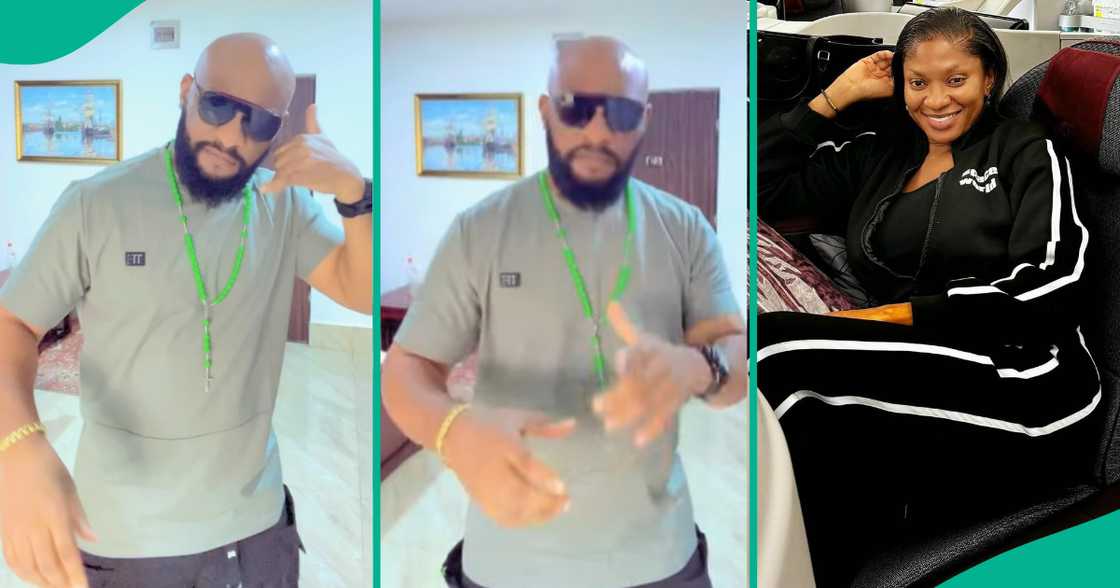 Yul Edochie shares dance video. Yul Edochie shares dance video.