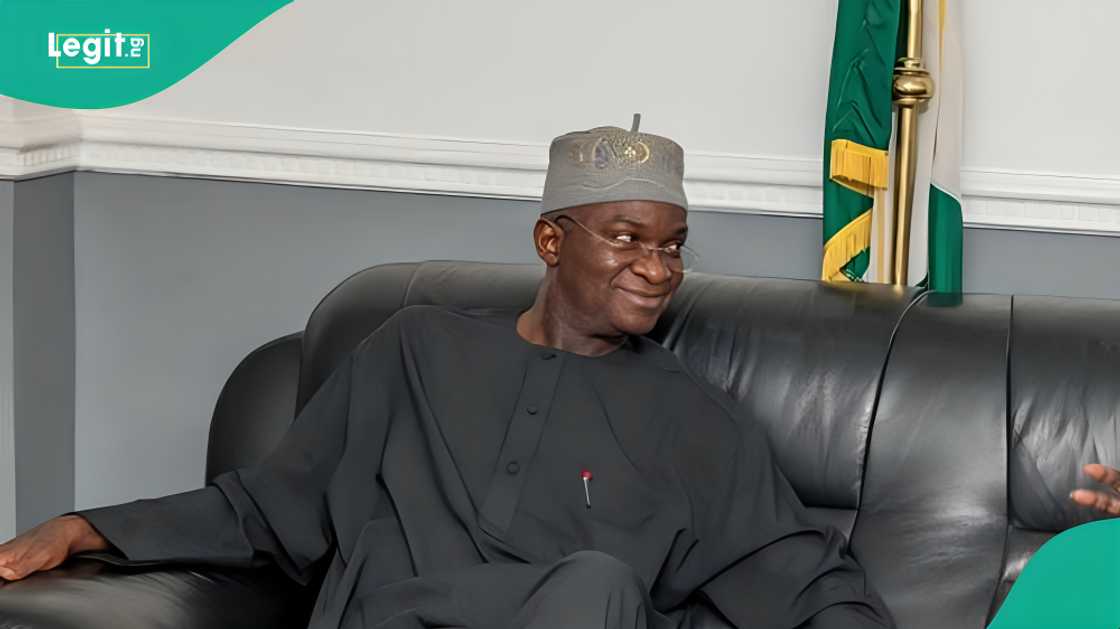 Forrmer Lagos governor Babatunde Fashola speaks during a TVC News interview, saying he has no ambition to contest Nigeria's presidency and is satisfied with the public offices he has held. Forrmer Lagos governor Babatunde Fashola speaks during a TVC News interview, saying he has no ambition to contest Nigeria's presidency and is satisfied with the public offices he has held.