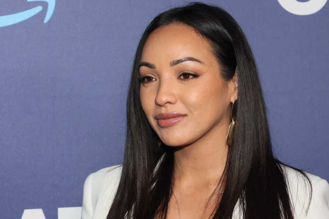 Lauren Shortt in a white outfit Lauren Shortt in a white outfit