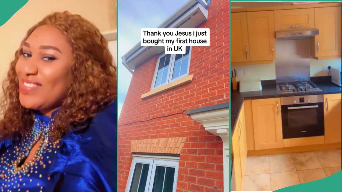 Lady buys a house in the Uk. Lady buys a house in the Uk.