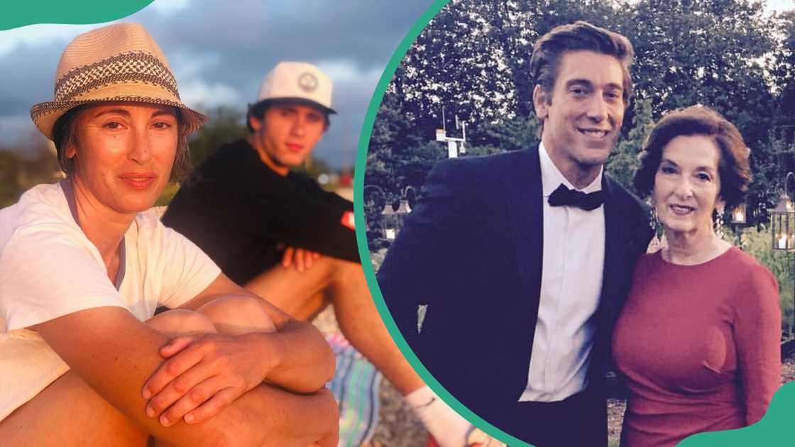 David Muir with his sister and mother David Muir with his sister and mother