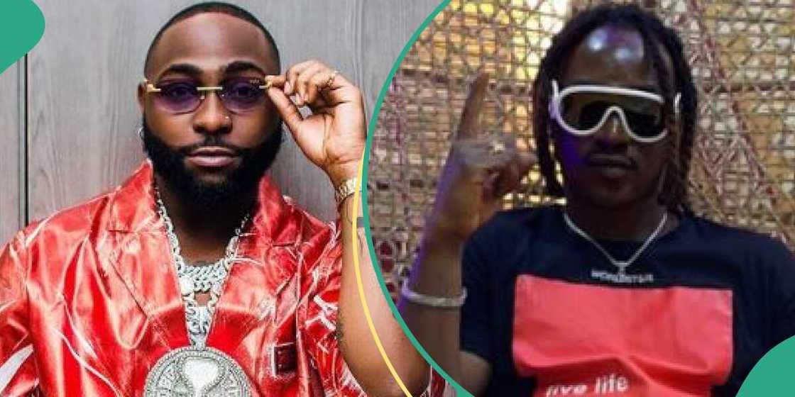 Singers Davido and Dammy Krane Singers Davido and Dammy Krane