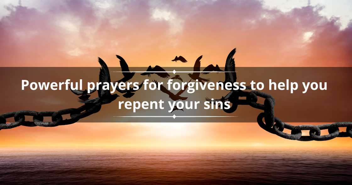 Prayers for forgiveness