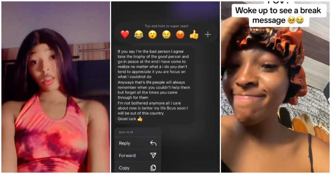 Nigerian lady, break up Nigerian lady, break up