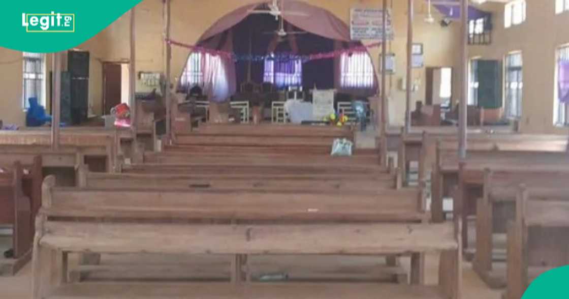 Mother in pain after her child was abducted during Kwara church attack. Mother in pain after her child was abducted during Kwara church attack.