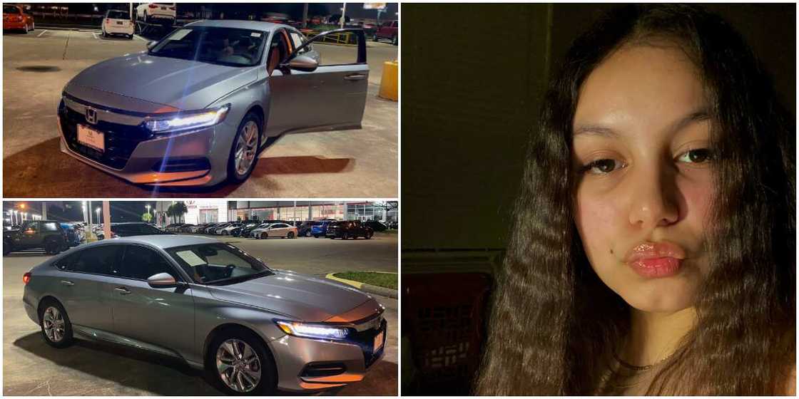 Young girl buys N8.9m car at 17, shares photos to celebrate, stirs massive reactions Young girl buys N8.9m car at 17, shares photos to celebrate, stirs massive reactions