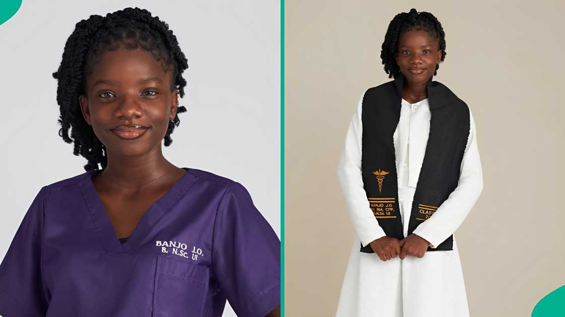 A nursing student who wrote JAMB twice graduates from the University of Ibadan