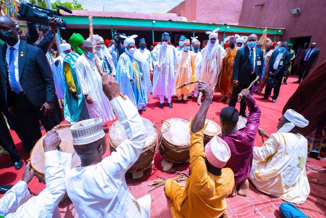 Emir of Daura’s Palace in Daura, Katsina state, Sallah homage