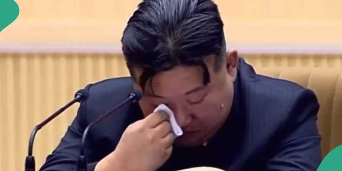 Kim Jong-un in tears as he begs women to have more children Kim Jong-un in tears as he begs women to have more children