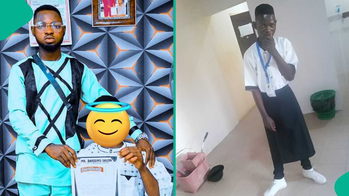 Barber shares his story months before his graduation, says he wrote JAMB exam three times Barber shares his story months before his graduation, says he wrote JAMB exam three times