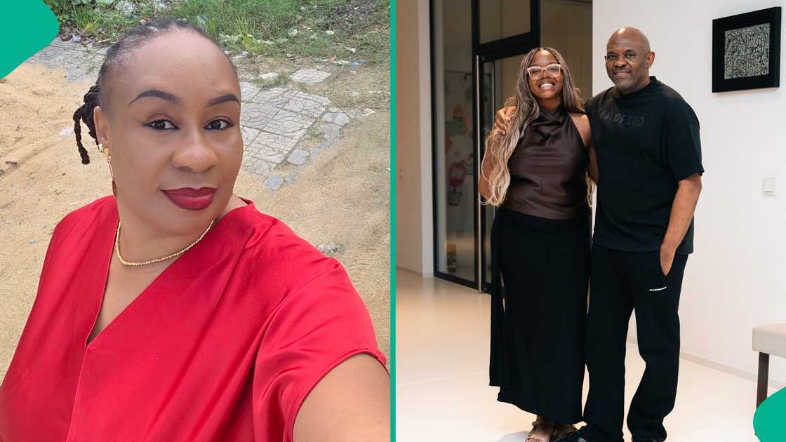 Reactions as businesswoman points out what she noticed about Tony Elumelu's first daughter's outfit