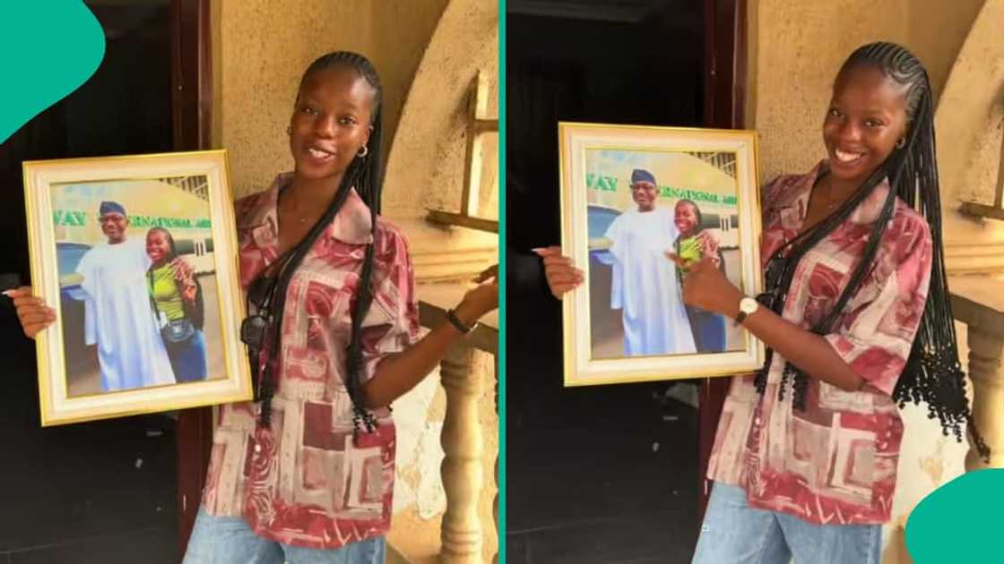 Lady sends message to Temi Otedola after meeting her father at airport Lady sends message to Temi Otedola after meeting her father at airport