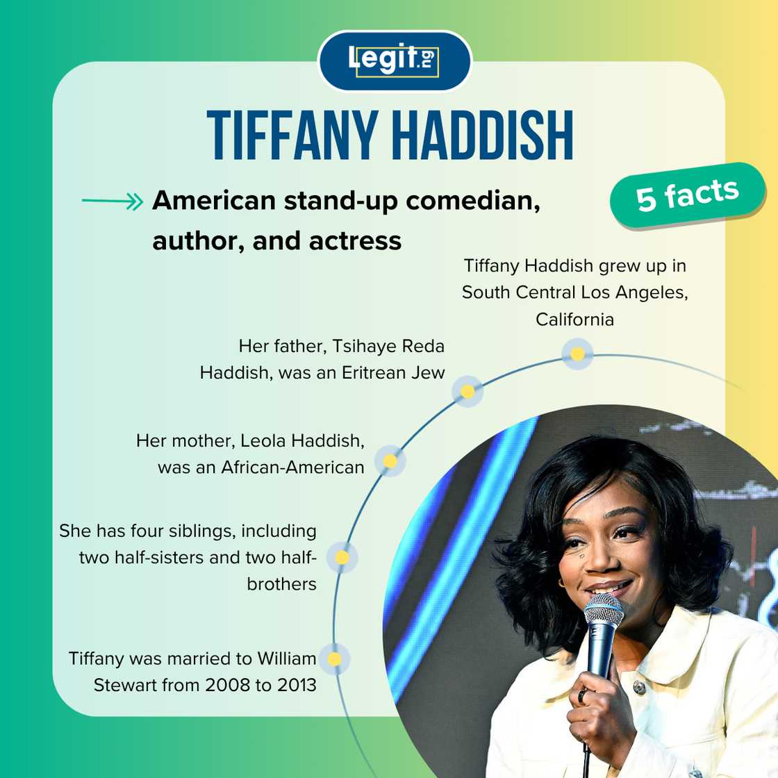 Fast facts about Tiffany Haddish.