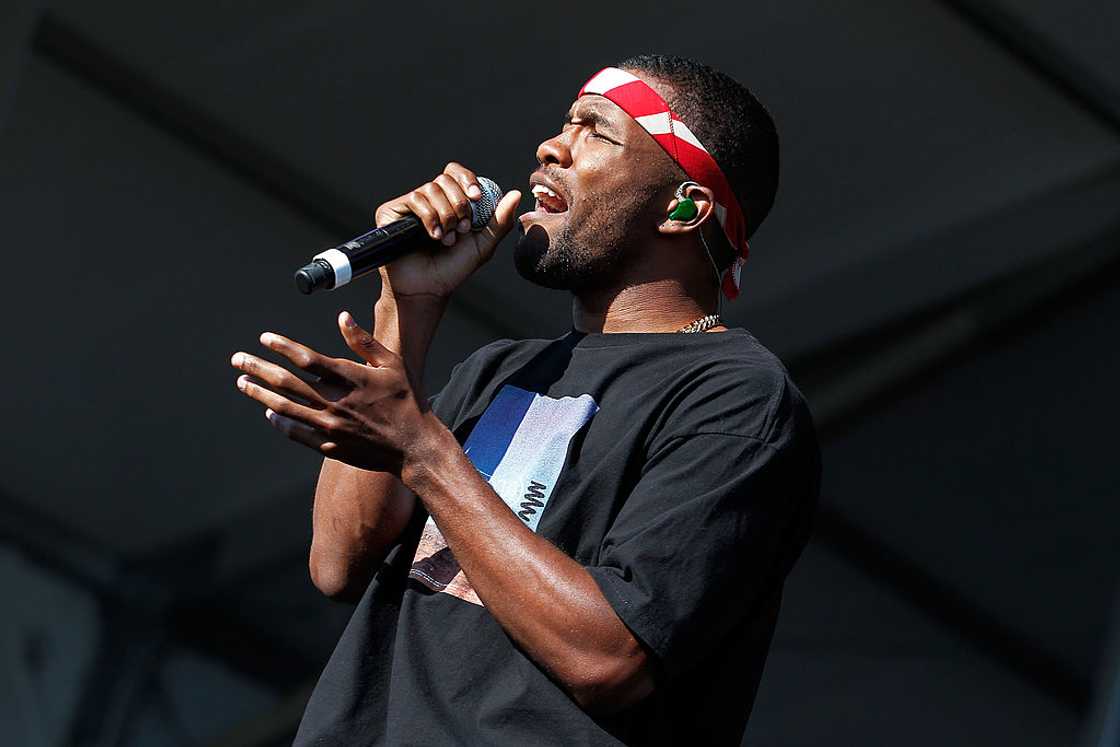 Frank Ocean in New Orleans, Louisiana.