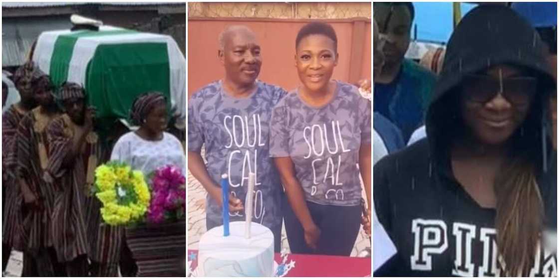 Mercy Johnson's father burial, Mercy Johnson buries father, Mercy Johnson holds father's burial ceremony Mercy Johnson's father burial, Mercy Johnson buries father, Mercy Johnson holds father's burial ceremony