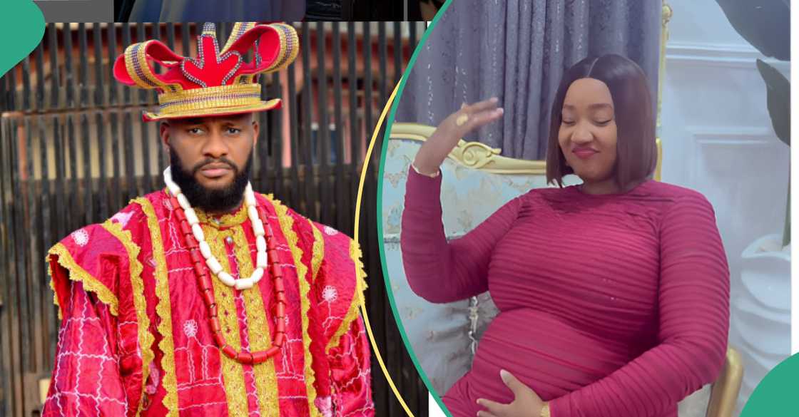 Yul Edochie and flaunts his wife Judy Austin's pregnancy on Instagram Yul Edochie and flaunts his wife Judy Austin's pregnancy on Instagram