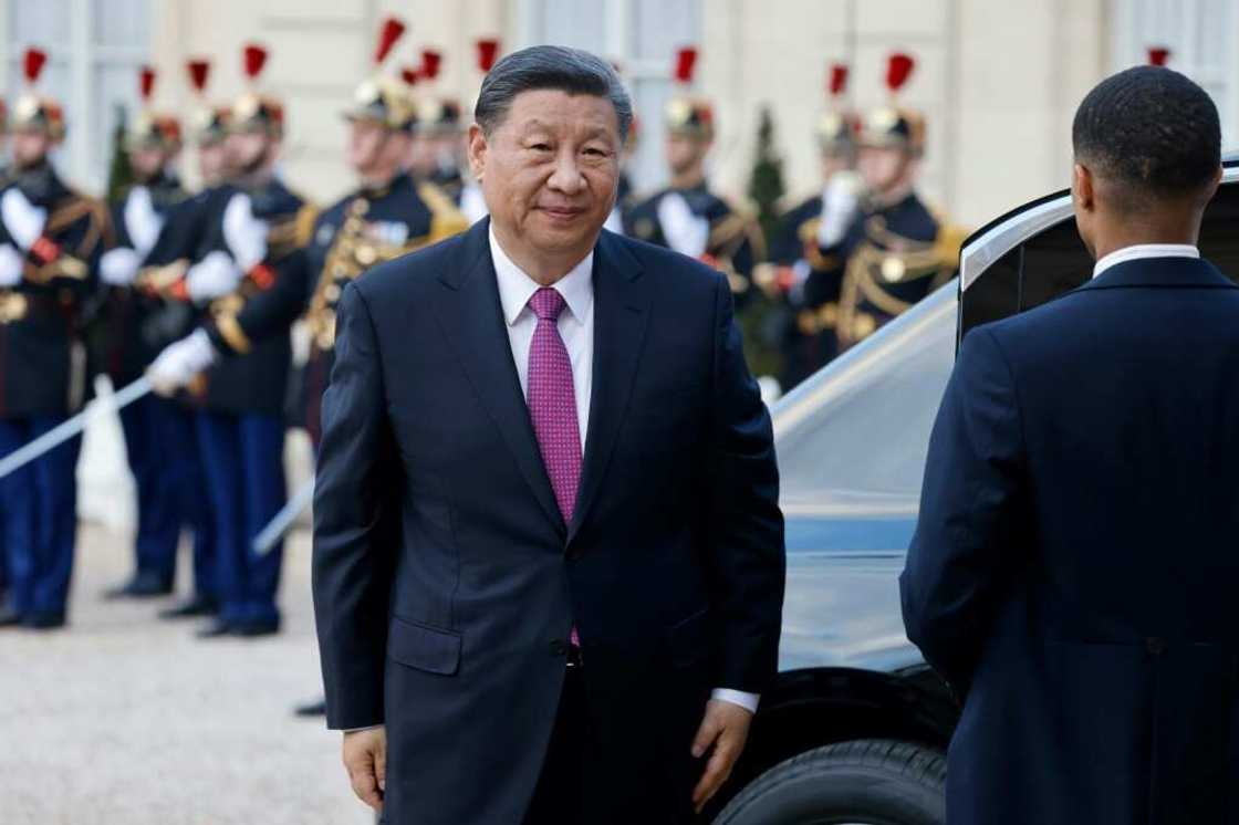 The first leg of Xi's visit in France saw meetings with Macron and EU Commission President Ursula von der Leyen