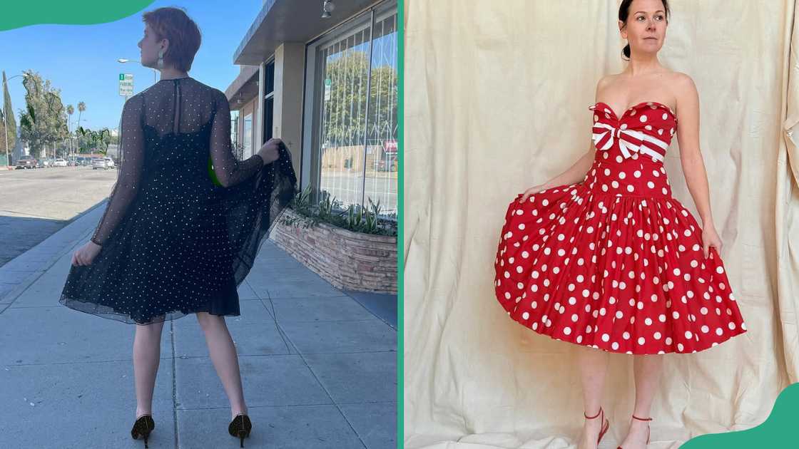 Polka dot dresses Polka dot dresses