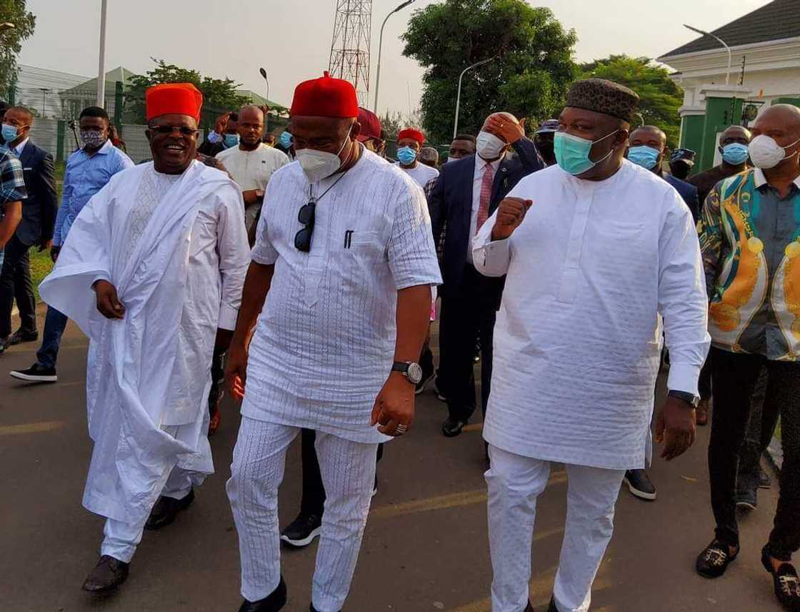 Ebubeagu is the name of our joint security outfit with its headquarters in Enugu - South East Governors Ebubeagu is the name of our joint security outfit with its headquarters in Enugu - South East Governors
