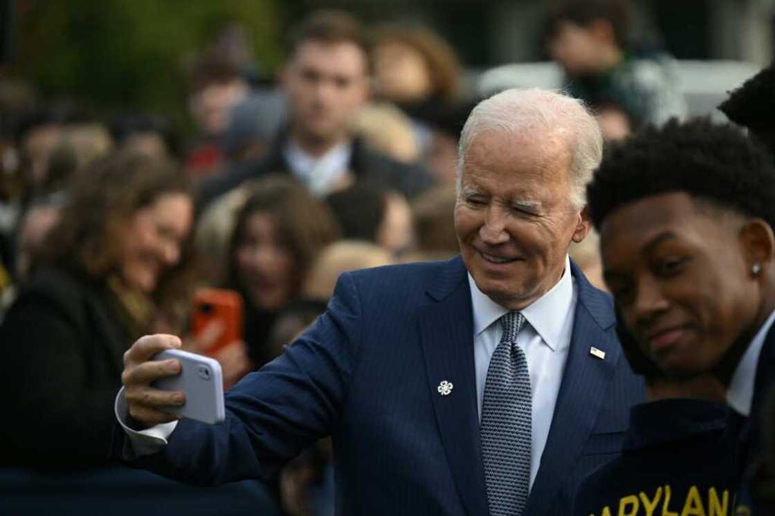 US President Joe Biden has joined Threads, a social media network from Meta launched in July that rivals X, formerly Twitter -- though with fewer users US President Joe Biden has joined Threads, a social media network from Meta launched in July that rivals X, formerly Twitter -- though with fewer users