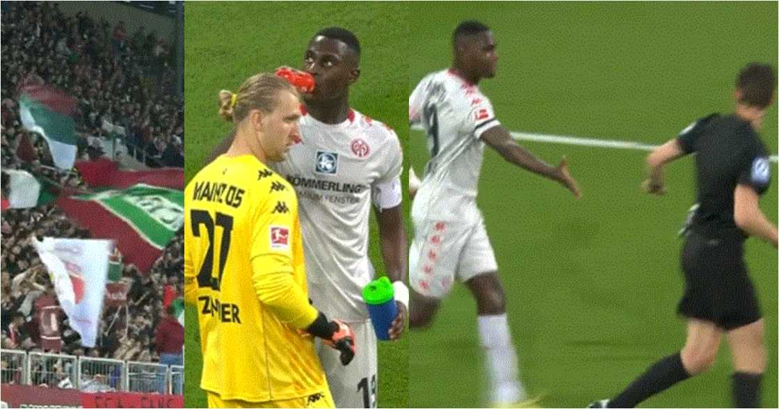 Moussa Niakhate, Bundesliga, Mainz, Ausburg Moussa Niakhate, Bundesliga, Mainz, Ausburg
