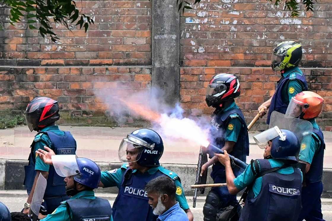 Many in Dhaka could hear gunfire and explosions from around the megacity of 20 million people from inside their homes during the unrest