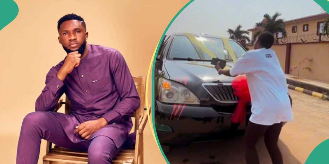 Ebuka Songs buys car for parents Ebuka Songs buys car for parents