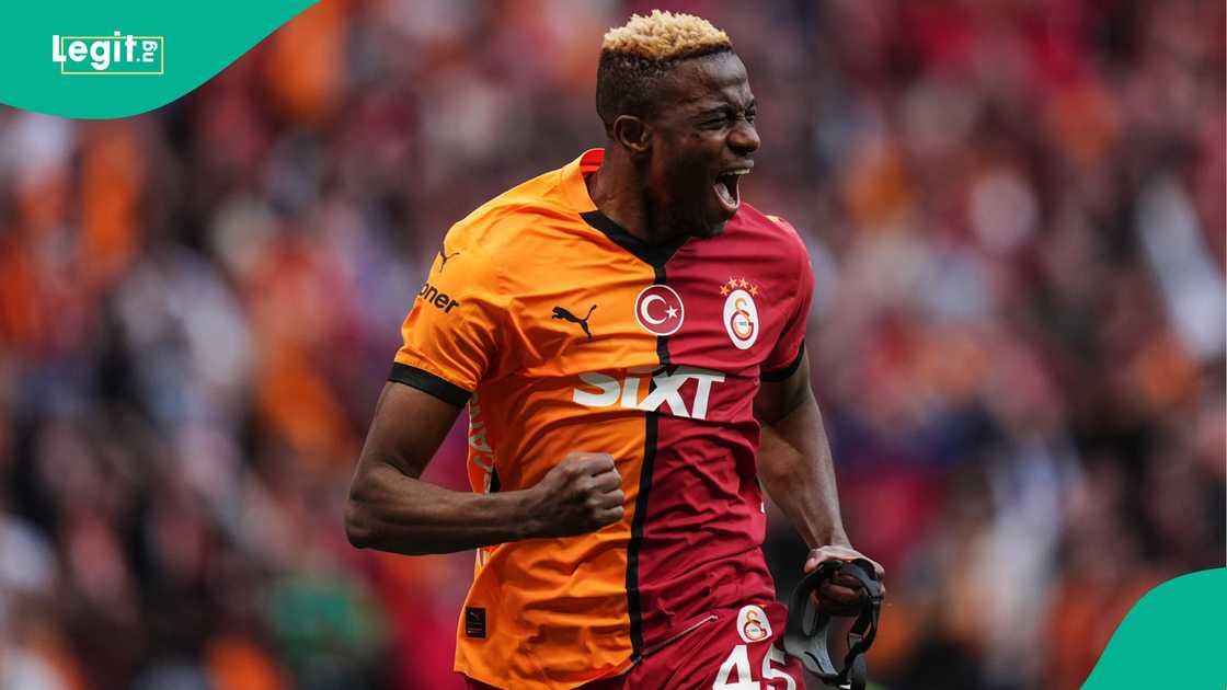 Victor Osimhen, Galatasaray, Net Global Sivasspor, Rams Park, Istanbul, Turkiye, Super Lig. Victor Osimhen, Galatasaray, Net Global Sivasspor, Rams Park, Istanbul, Turkiye, Super Lig.