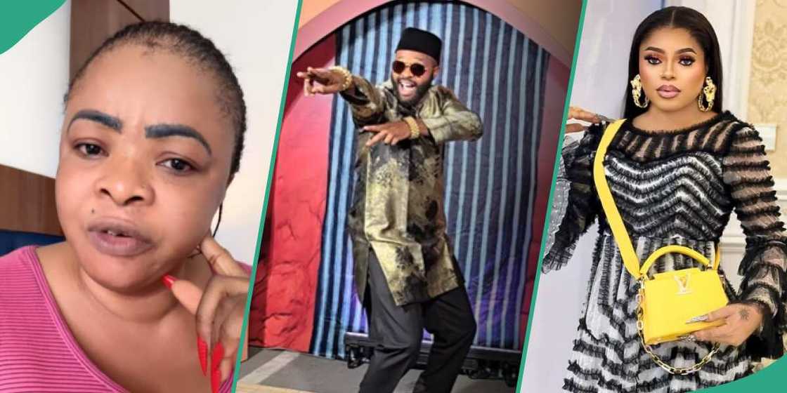 Dayo Amusa and Femi Adebayo in heated exchange over the best-dressed award given to crossdresser Bobrisky during the premiere of Ajakaju. Dayo Amusa and Femi Adebayo in heated exchange over the best-dressed award given to crossdresser Bobrisky during the premiere of Ajakaju.