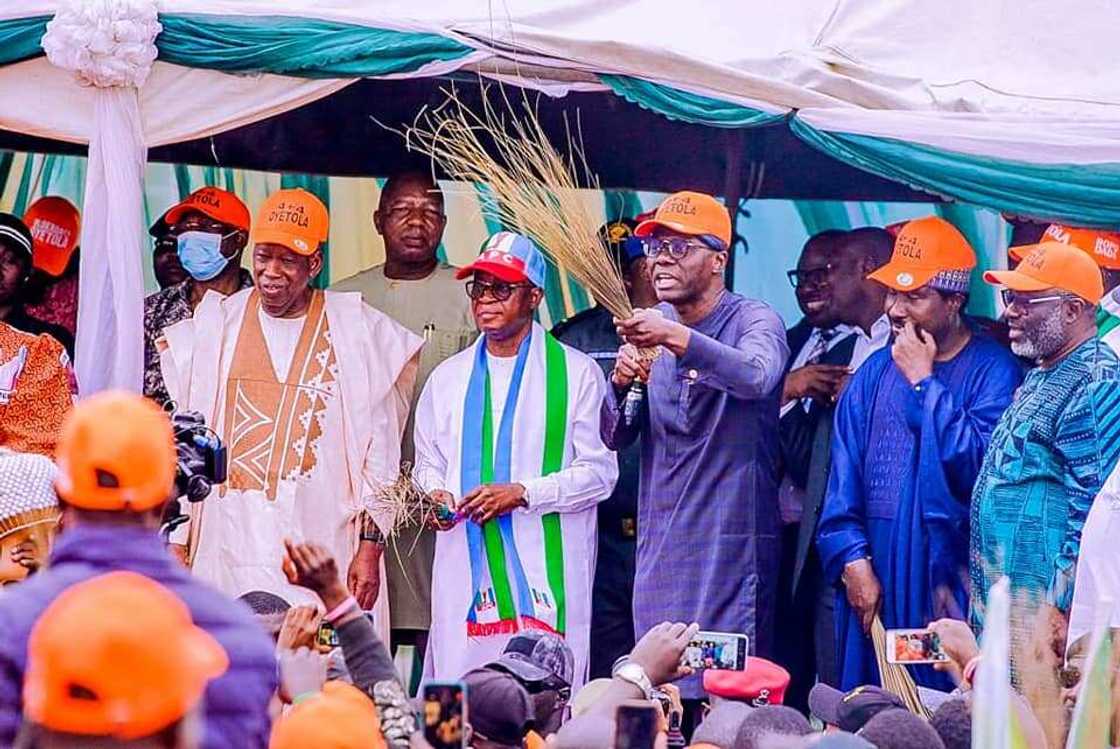 Sanwo-Olu/Ganduje/Oyetola/Omisore/APC/Osun2022/elections