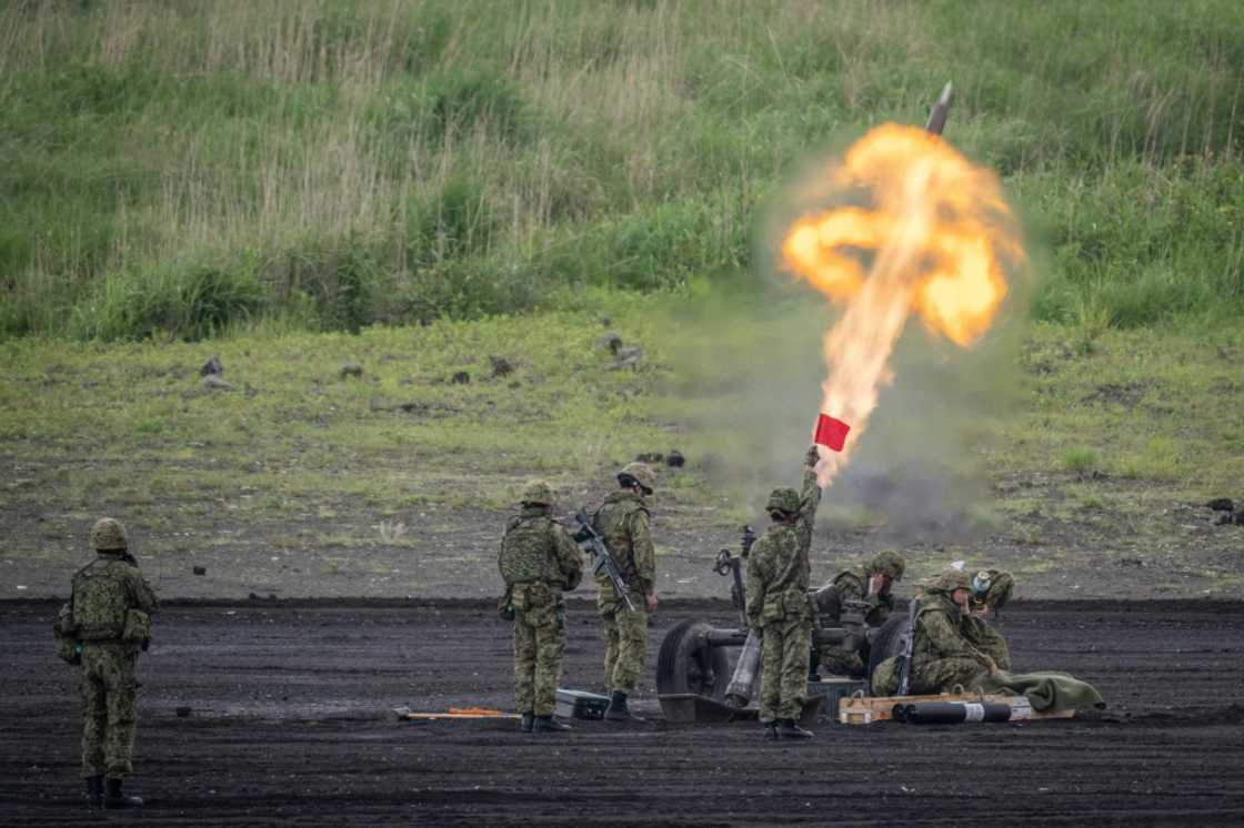 Japan in recent years has been shedding its strict pacifist stance, moving to obtain 'counterstrike' capabilities and doubling military spending to two percent of GDP Japan in recent years has been shedding its strict pacifist stance, moving to obtain 'counterstrike' capabilities and doubling military spending to two percent of GDP