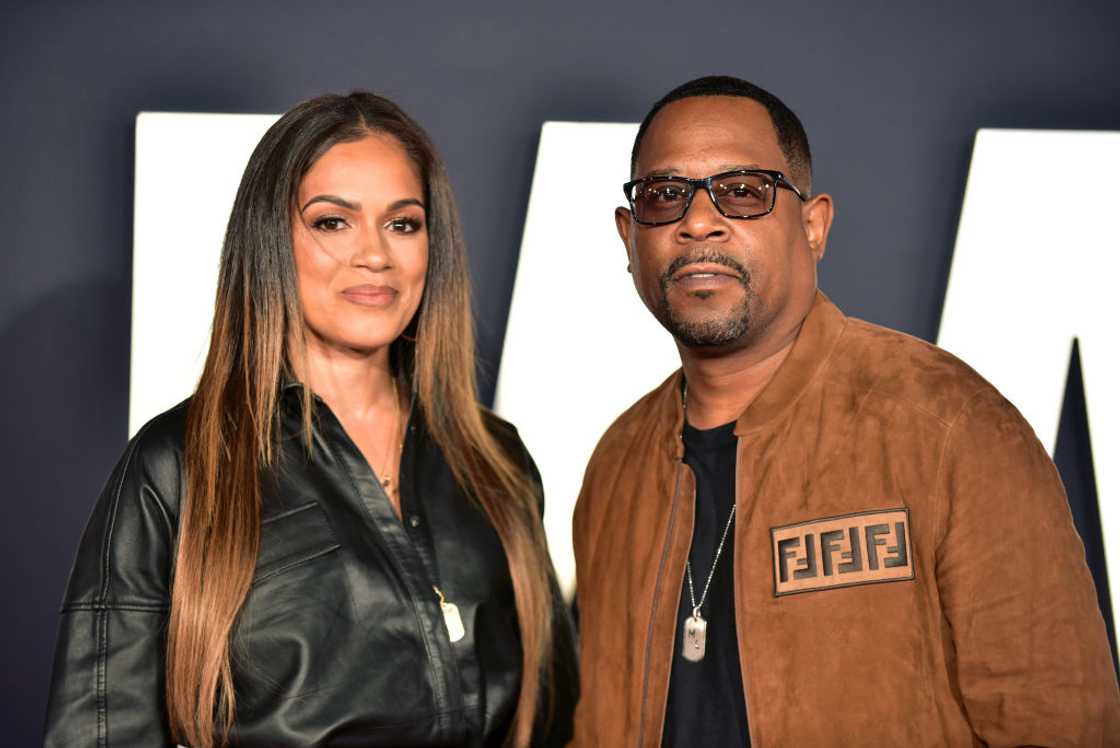 Roberta Moradfar and Martin Lawrence at the Paramount Pictures' premiere of "Gemini Man"