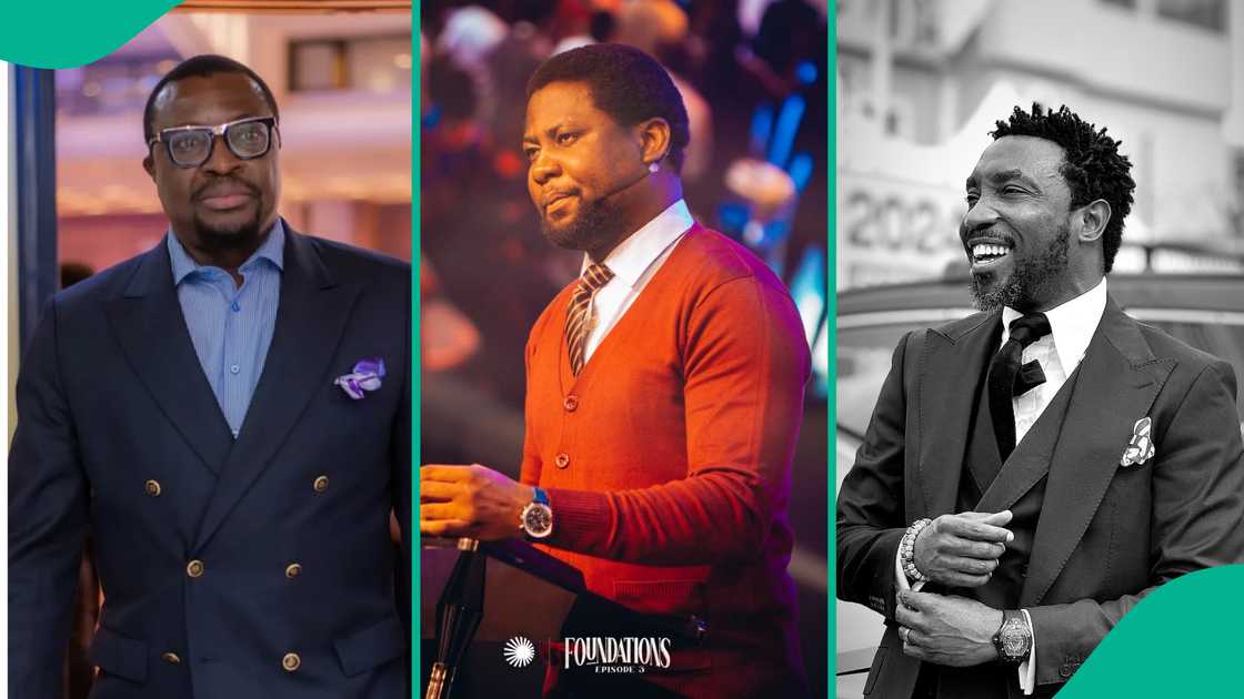 Ali Baba, Pastor Femi Lazarus and Timi Dakolo Ali Baba, Pastor Femi Lazarus and Timi Dakolo