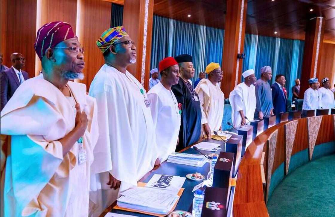 Hotuna daga taron FEC da shugaba Buhari ya jagoranta Hotuna daga taron FEC da shugaba Buhari ya jagoranta