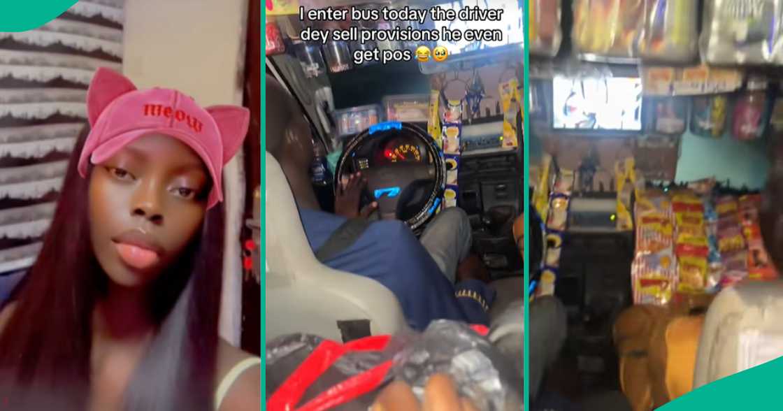 Lady shows bus interior where driver sells provisions, funny video trends Lady shows bus interior where driver sells provisions, funny video trends