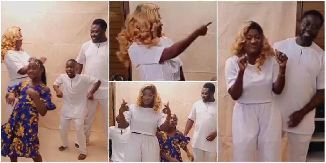 Mercy Johnson and her family