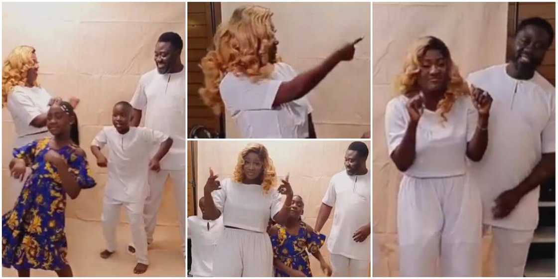 Mercy Johnson and her family Mercy Johnson and her family