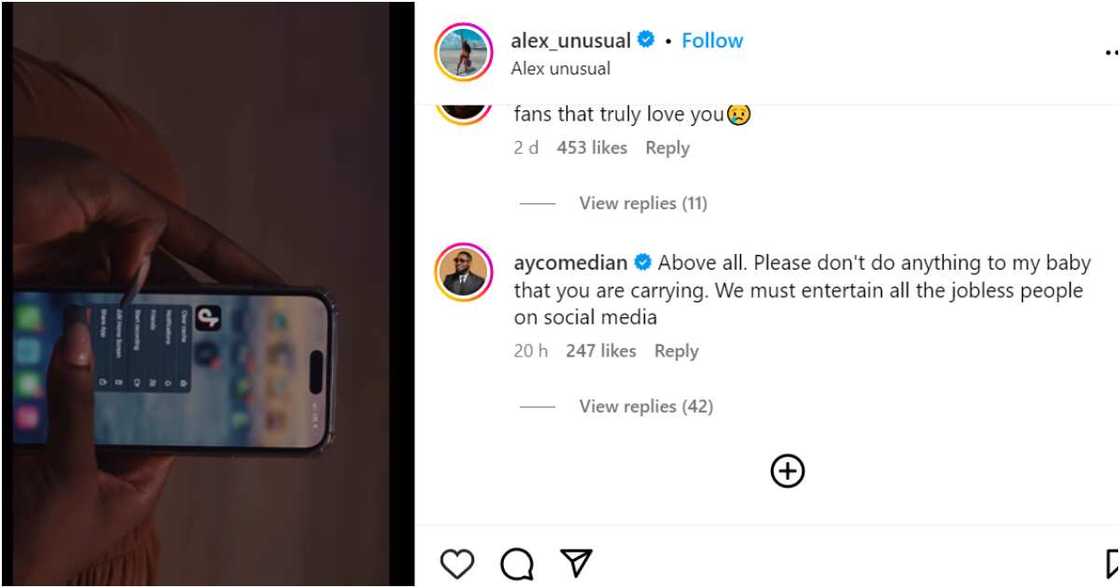 AY Makun's message to Alex Unusual AY Makun's message to Alex Unusual
