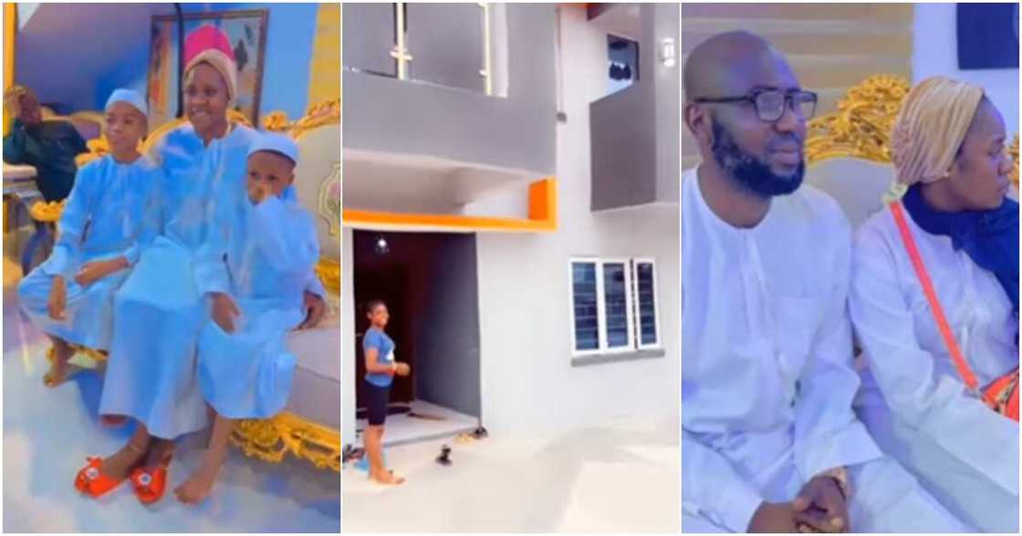 Yinka Solomon and her new mansion Yinka Solomon and her new mansion