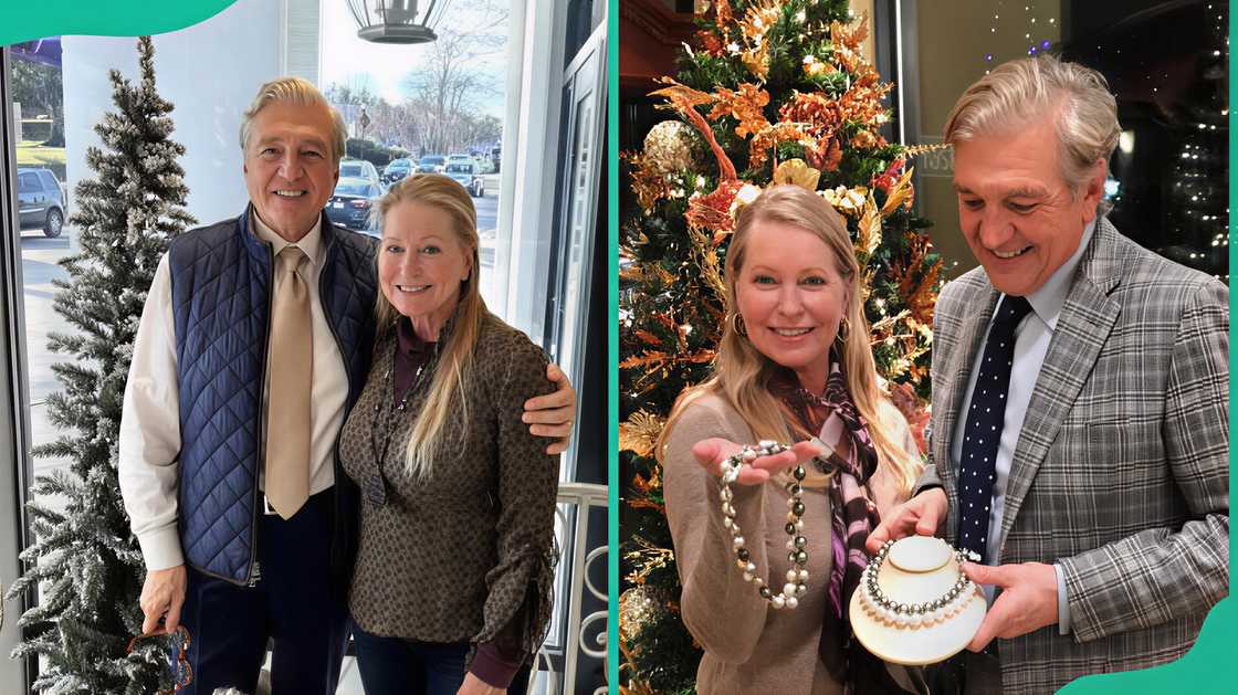 Albert Deprisco and Lisa Niemi on Christmas