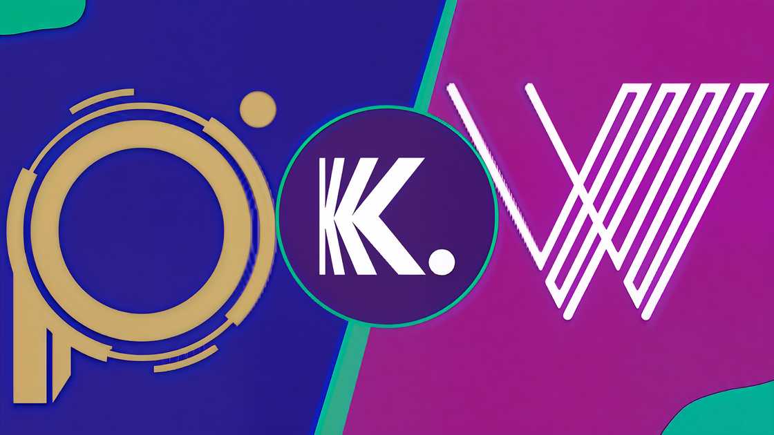Parallex Bank logo (L), Kuda Bank logo (C), Wema Bank logo (R)