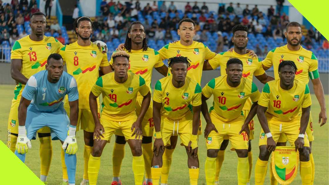 The Republic of Benin team pose for a photo