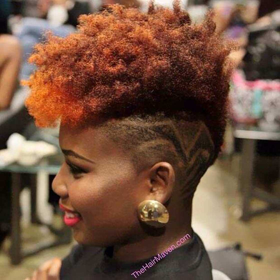 Short copper hairstyle Short copper hairstyle