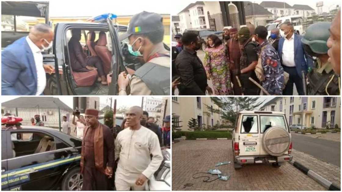 Rochas Okorocha arrested for unsealing property seized by his successor Rochas Okorocha arrested for unsealing property seized by his successor