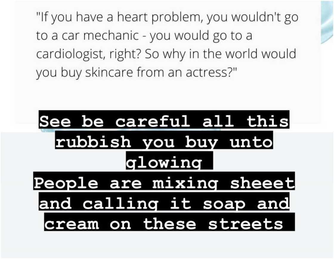 Shade Lapido speaks on skincare products Shade Lapido speaks on skincare products