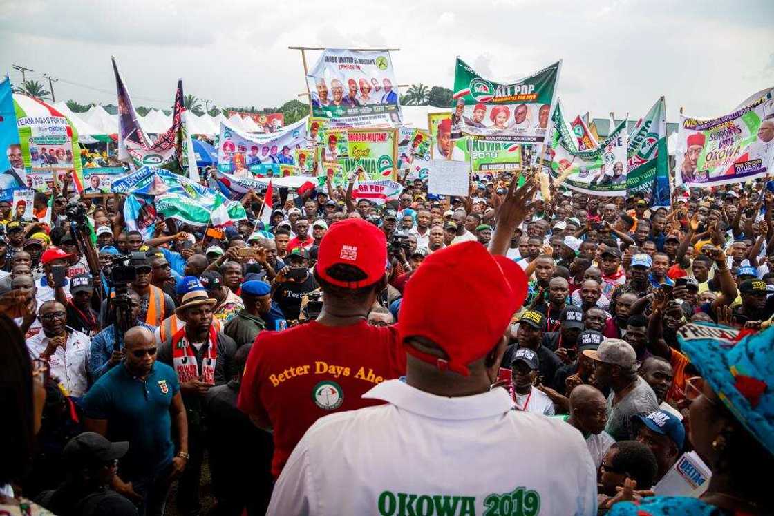 political rally political rally